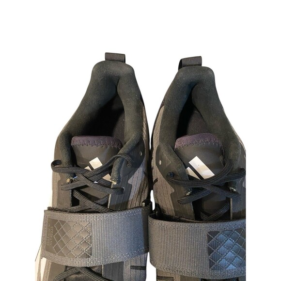 Adidas The Total Trainer Men's 13 Black White Weightlifting Shoes Gym GW6354 - Picture 9 of 9